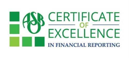 ASBO Certificate of Excellence Logo